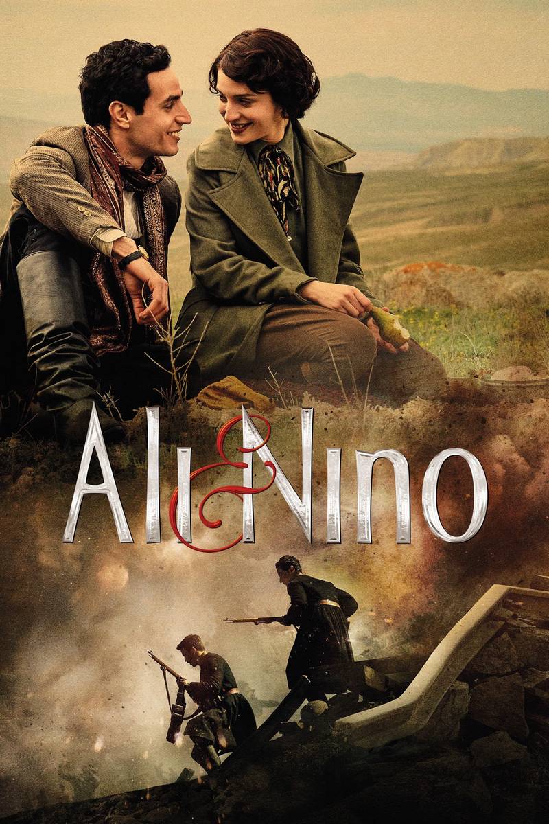Poster chính thức của phim Phim Tâm Lý, Phim Tình Cảm "Chuyện Tình Ali Và Nino" (Ali and Nino - 2016), với sự tham gia của diễn viên Adam Bakri và María Valverde.