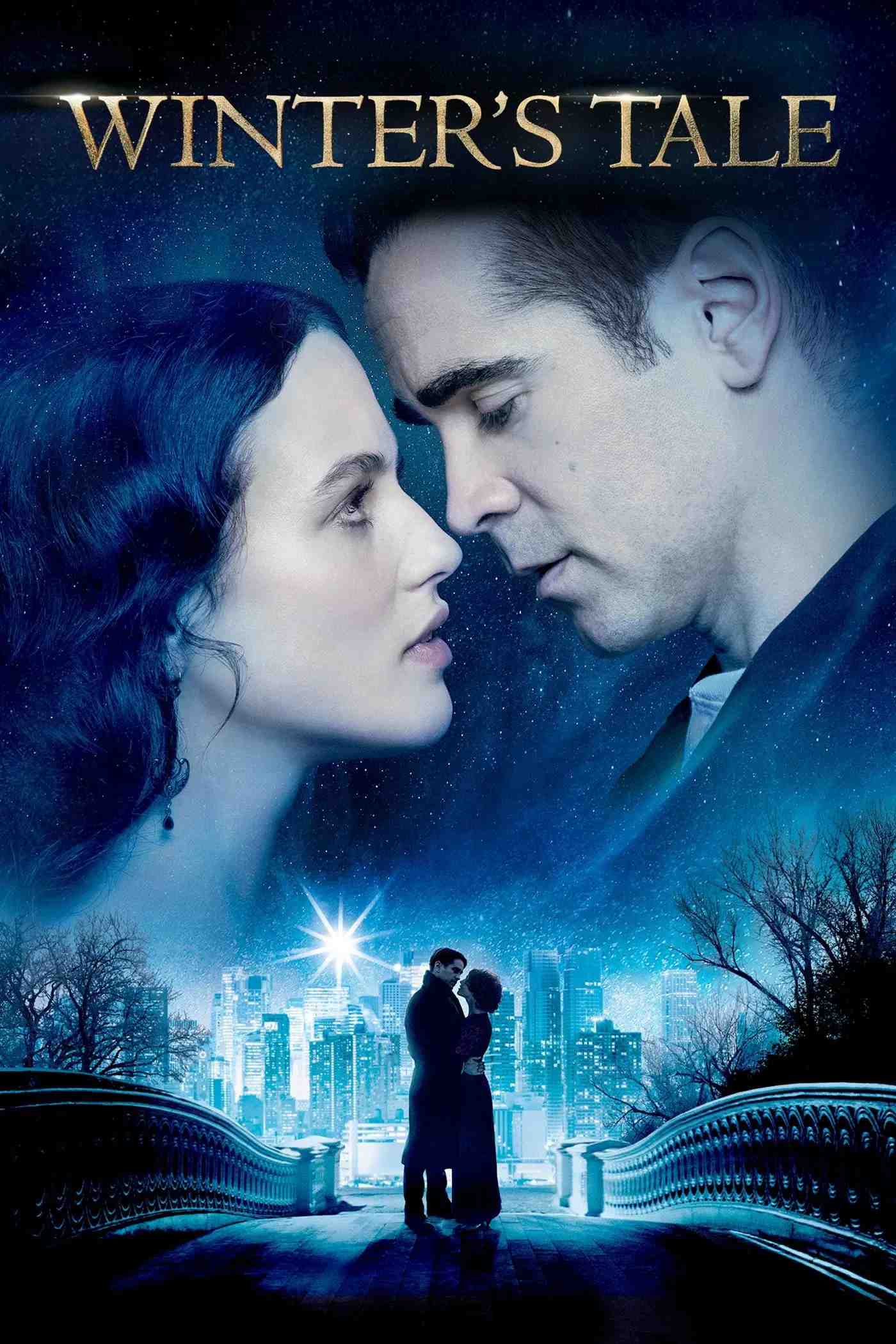 Poster chính thức của phim Phim Tâm Lý, Phim Giả Tượng "Chuyện Tình Mùa Đông" (Winter's Tale - 2014), với sự tham gia của diễn viên Colin Farrell và Jessica Brown Findlay.