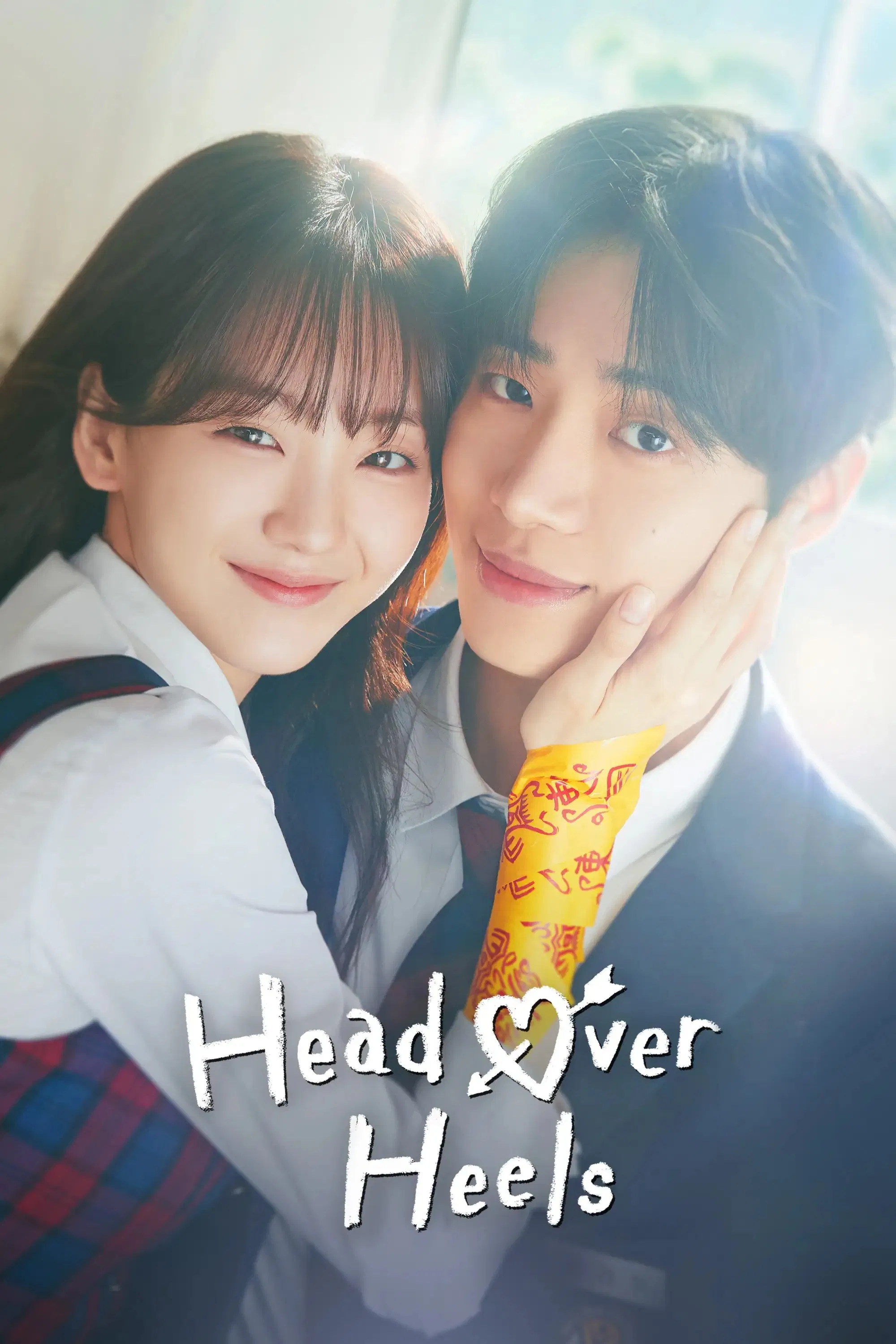 Poster chính thức của phim Phim Viễn Tưởng & Giả Tưởng, Phim Tâm Lý "Chuyện Tình Nàng Pháp Sư" (Head Over Heels - 2025), với sự tham gia của diễn viên Cho Yi-hyun và Choo Young-woo.