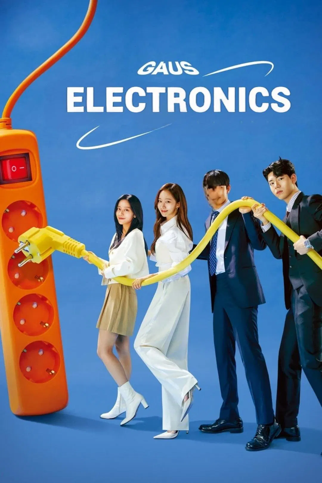 Poster chính thức của phim Phim Tâm Lý, Phim Hài "Chuyện Tình Ở Gaus" (Gaus Electronics - 2022), với sự tham gia của diễn viên Kwak Dong-yeon và Ko Sung-hee.
