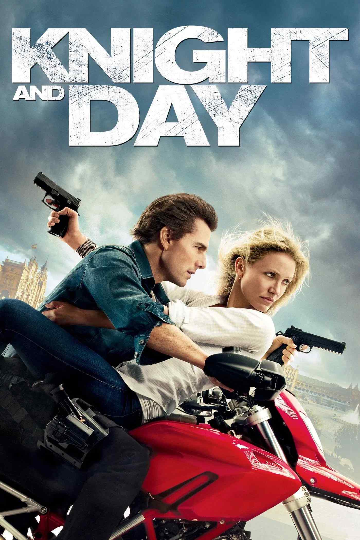 Poster chính thức của phim Phim Hành Động, Phim Hài "Chuyện Tình Sát Thủ" (Knight and Day - 2010), với sự tham gia của diễn viên Tom Cruise và Cameron Diaz.