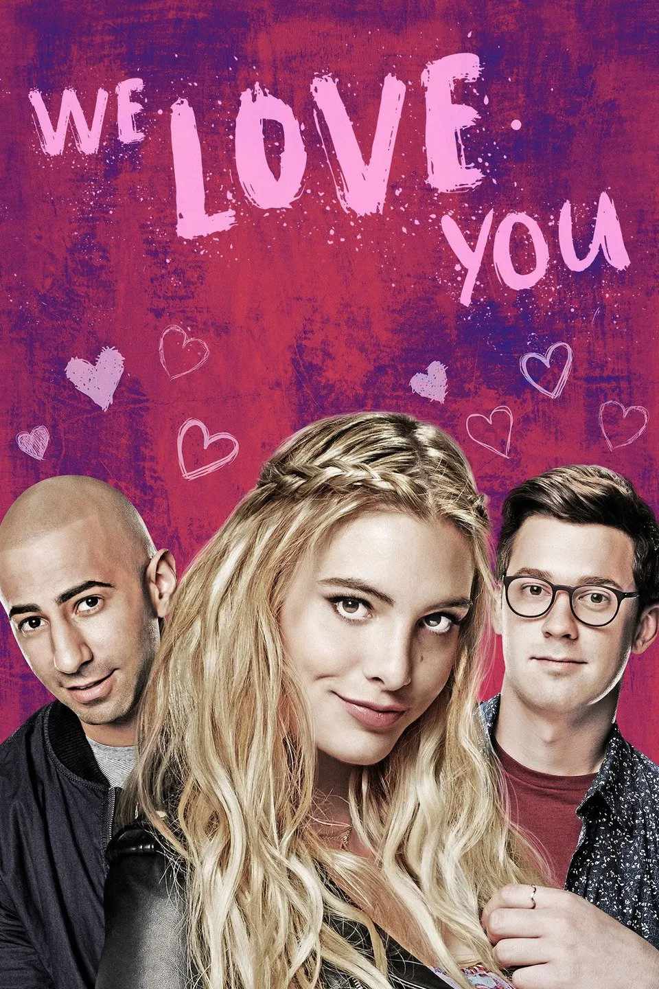Poster chính thức của phim Phim Hài "Chuyện Tình Yêu" (We Love You - 2016), với sự tham gia của diễn viên Lele Pons và Justin Dobies.