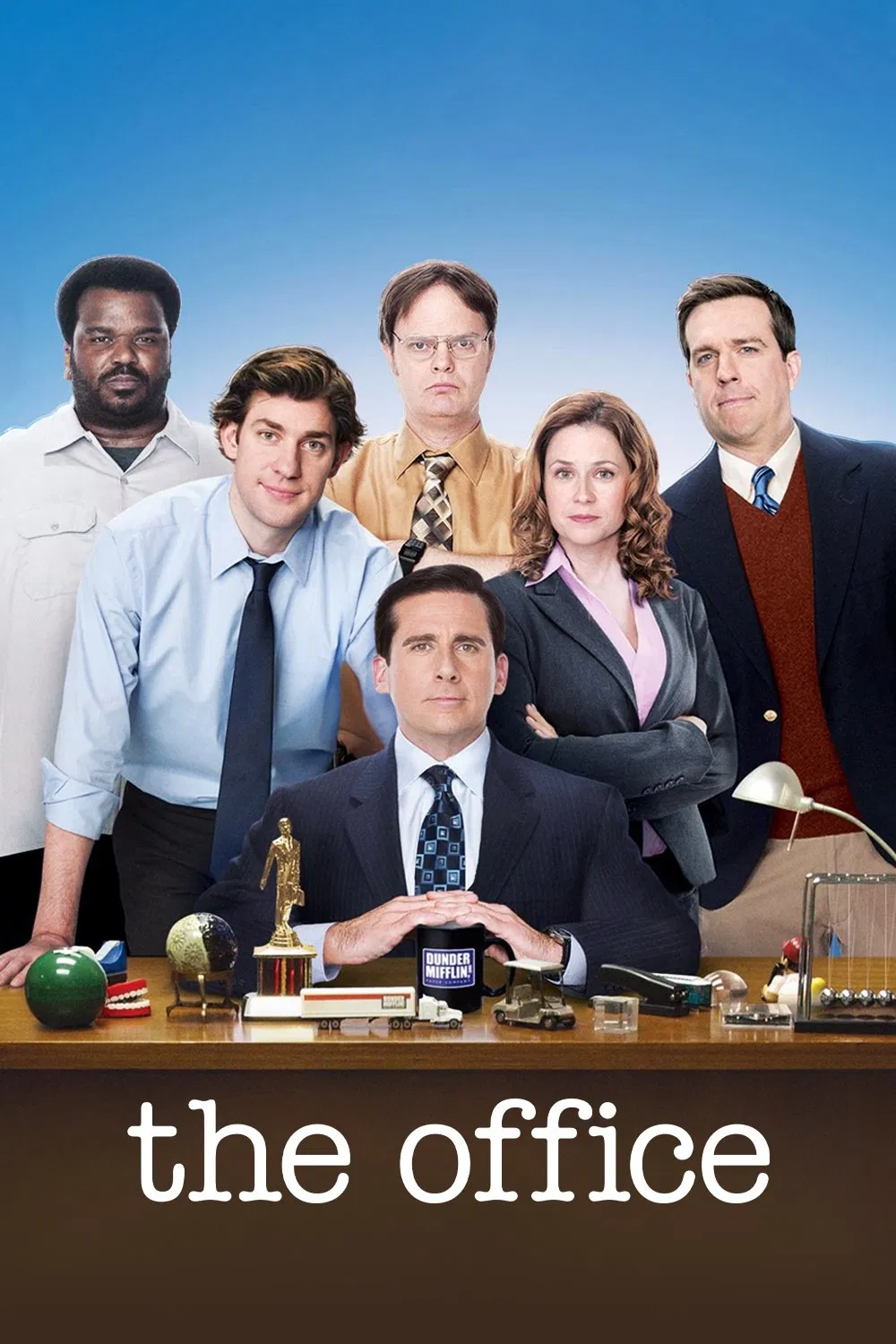 Poster chính thức của phim Phim Hài "Chuyện Văn Phòng (Phần 4)" (The Office - 2005), với sự tham gia của diễn viên Rainn Wilson và John Krasinski.