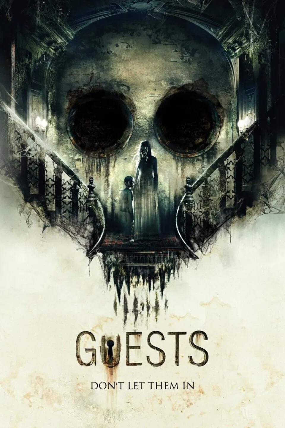 Poster chính thức của phim Phim Kinh Dị, Phim Giật Gân "Chuyến Viếng Thăm Tử Thần" (Guests - 2019), với sự tham gia của diễn viên Yuriy Chursin và Angelina Strechina.