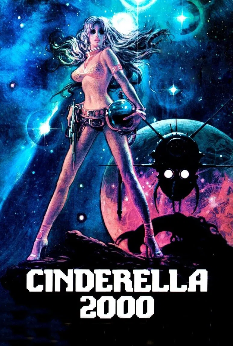 Poster chính thức của phim Phim Viễn Tưởng, Phim Hài "Cinderella 2000" (Cinderella 2000 - 1977), với sự tham gia của diễn viên Catharine Burgess và Vaughn Armstrong.