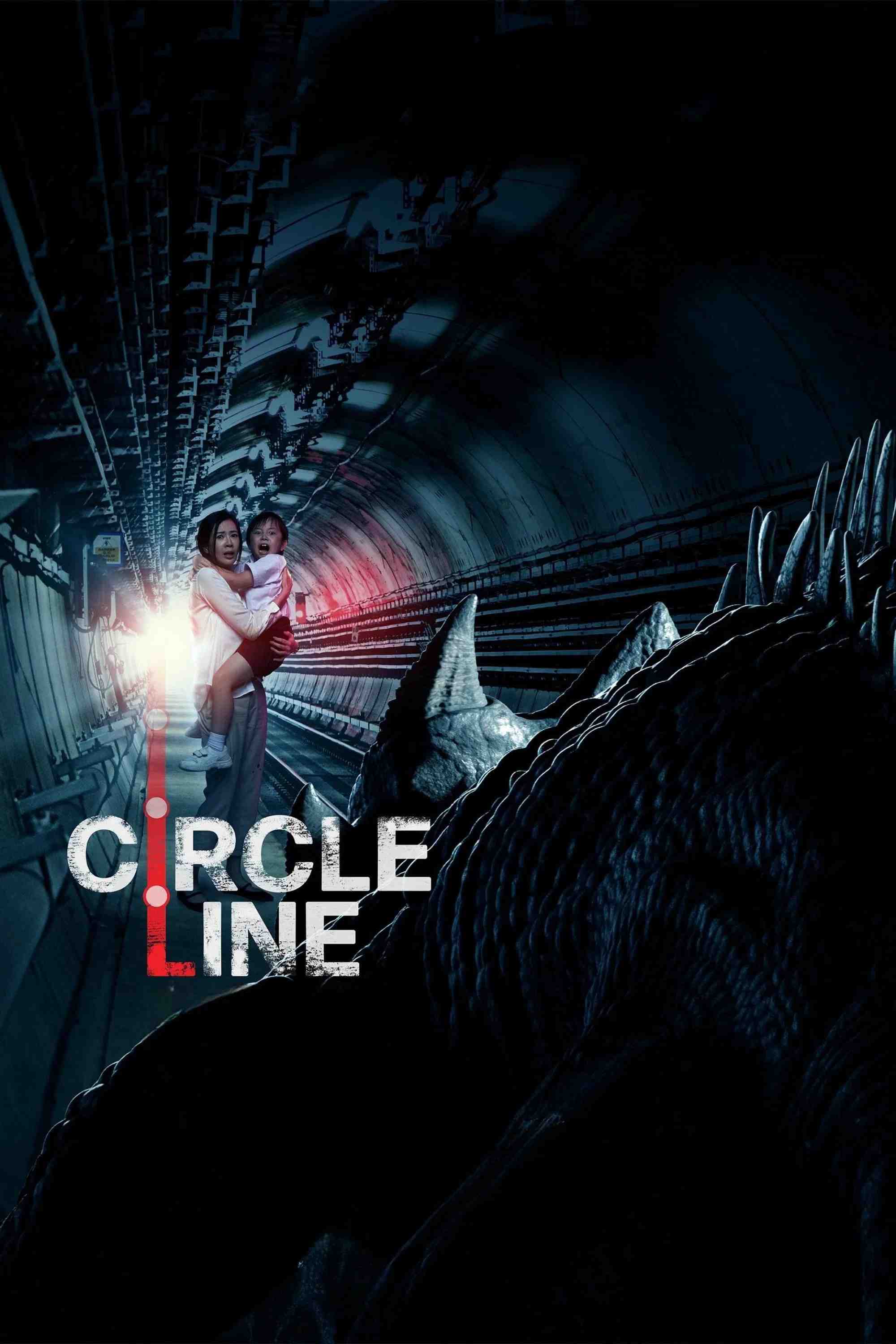 Poster chính thức của phim Phim Hành Động, Phim Kinh Dị "Circle Line" (Circle Line - 2023), với sự tham gia của diễn viên Jesseca Liu và Andie Chen.