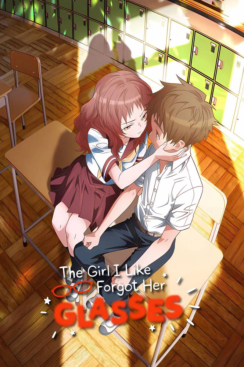 Poster chính thức của phim Phim Hoạt Hình, Phim Hài "Cô Bạn Tôi Thầm Thích Lại Quên Mang Kính Rồi" (The Girl I Like Forgot Her Glasses - 2023), với sự tham gia của diễn viên Masahiro Ito và Shion Wakayama.