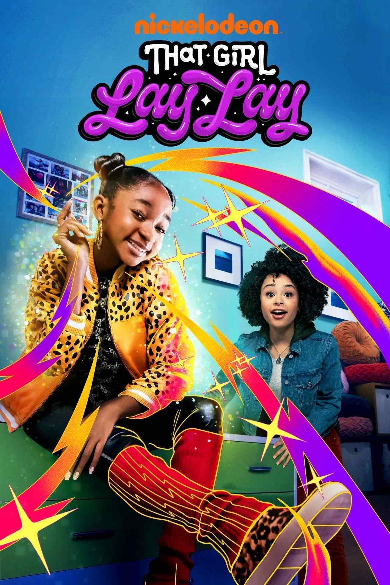 Poster chính thức của phim Phim Hài "Cô Bé Lay Lay" (That Girl Lay Lay - 2021), với sự tham gia của diễn viên Alaya High và Peyton R. Perrine III.