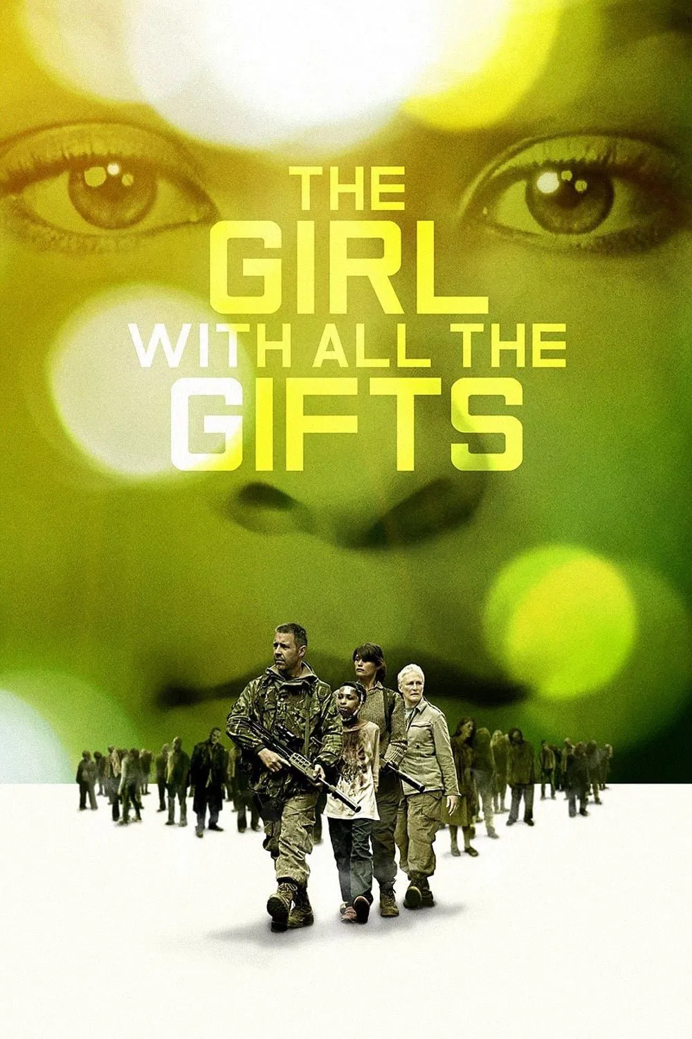 Poster chính thức của phim Phim Hành Động, Phim Kinh Dị "Cô Bé Xác Sống" (The Girl with All the Gifts - 2016), với sự tham gia của diễn viên Sennia Nanua và Gemma Arterton.