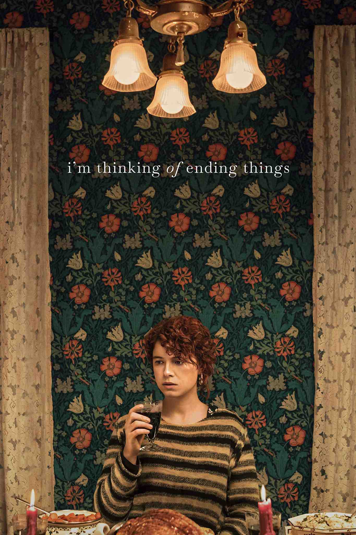 Poster chính thức của phim Phim Bí Ẩn, Phim Giật Gân "Có Chăng Nên Chấm Dứt" (I'm Thinking of Ending Things - 2020), với sự tham gia của diễn viên Jesse Plemons và Jessie Buckley.