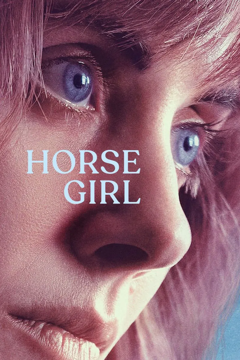 Poster chính thức của phim Phim Tâm Lý "Cô Gái Cùng Bầy Ngựa" (Horse Girl - 2020), với sự tham gia của diễn viên Alison Brie và Debby Ryan.