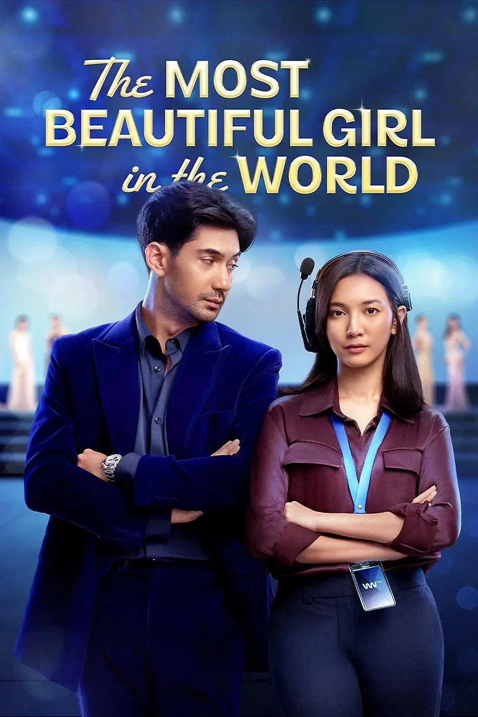 Poster chính thức của phim Phim Hài, Phim Tâm Lý "Cô Gái Đẹp Nhất Trên Đời" (The Most Beautiful Girl in the World - 2025), với sự tham gia của diễn viên Reza Rahadian và Sheila Dara.
