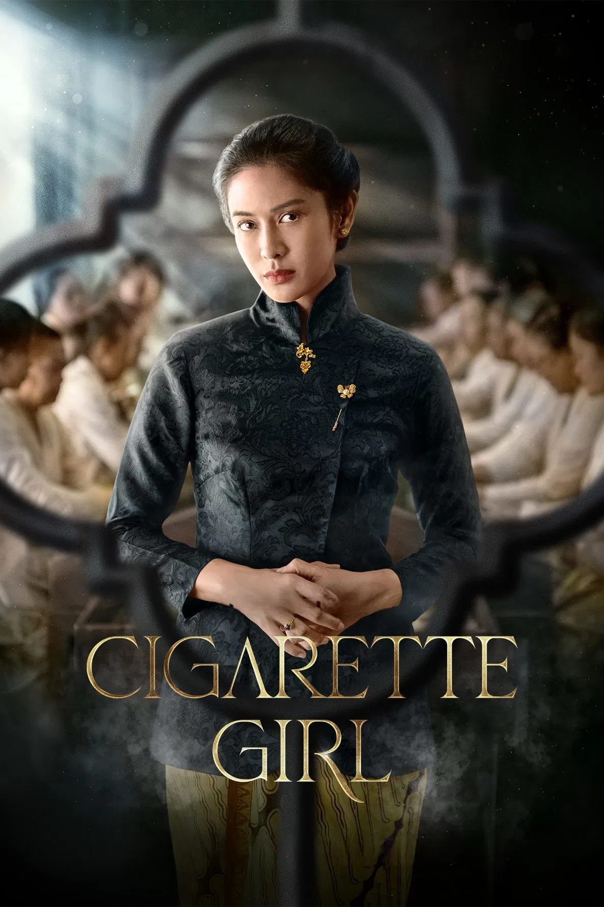 Poster chính thức của phim Phim Tâm Lý "Cô Gái Kretek" (Cigarette Girl - 2023), với sự tham gia của diễn viên Dian Sastrowardoyo và Ario Bayu.