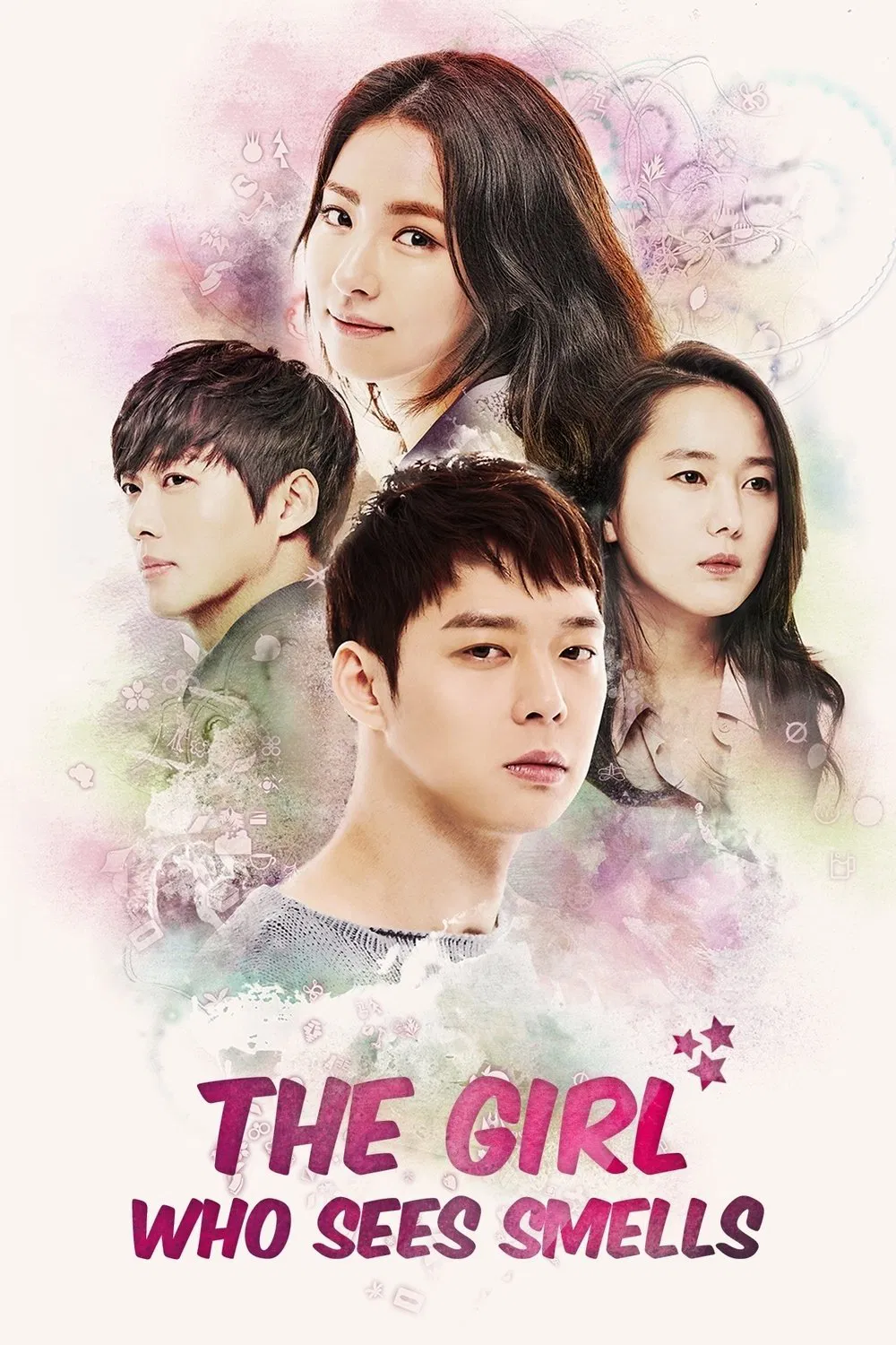 Poster chính thức của phim Phim Hài, Phim Viễn Tưởng & Giả Tưởng "Cô Gái Thấy Mùi Hương" (The Girl Who Sees Smells - 2015), với sự tham gia của diễn viên MICKY Yoochun và Shin Se-kyung.