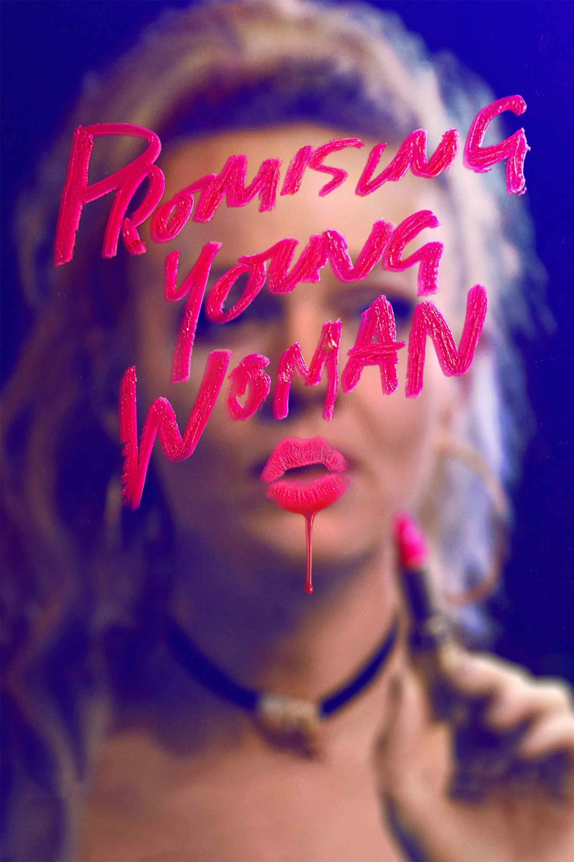 Poster chính thức của phim Phim Giật Gân, Phim Hình Sự "Cô Gái Trẻ Hứa Hẹn" (Promising Young Woman - 2020), với sự tham gia của diễn viên Carey Mulligan và Bo Burnham.