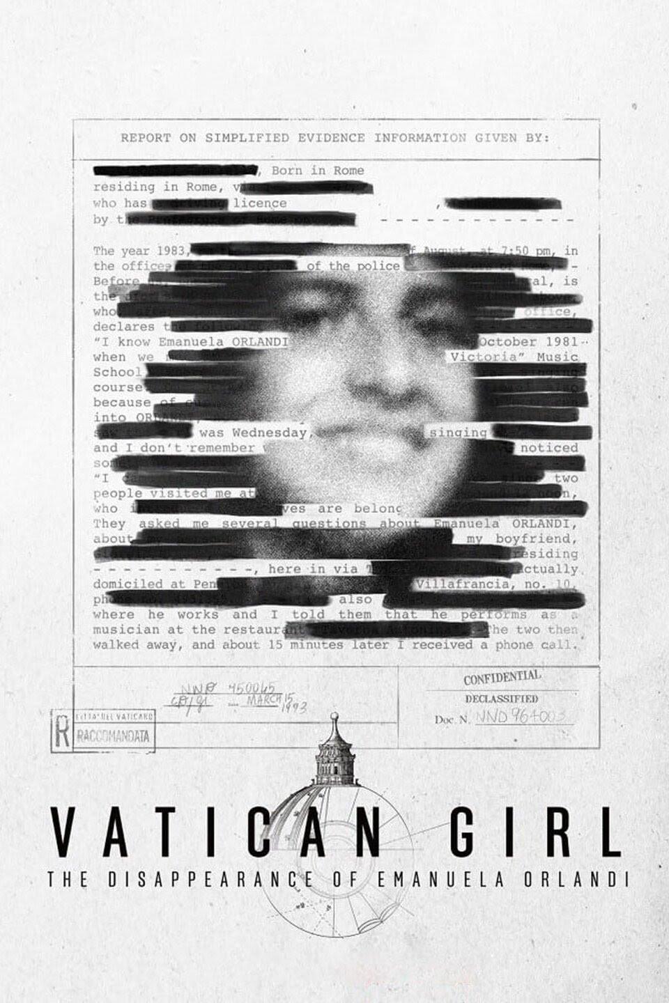 Poster phim Cô Gái Vatican: Vụ Mất Tích Của Emanuela Orlandi