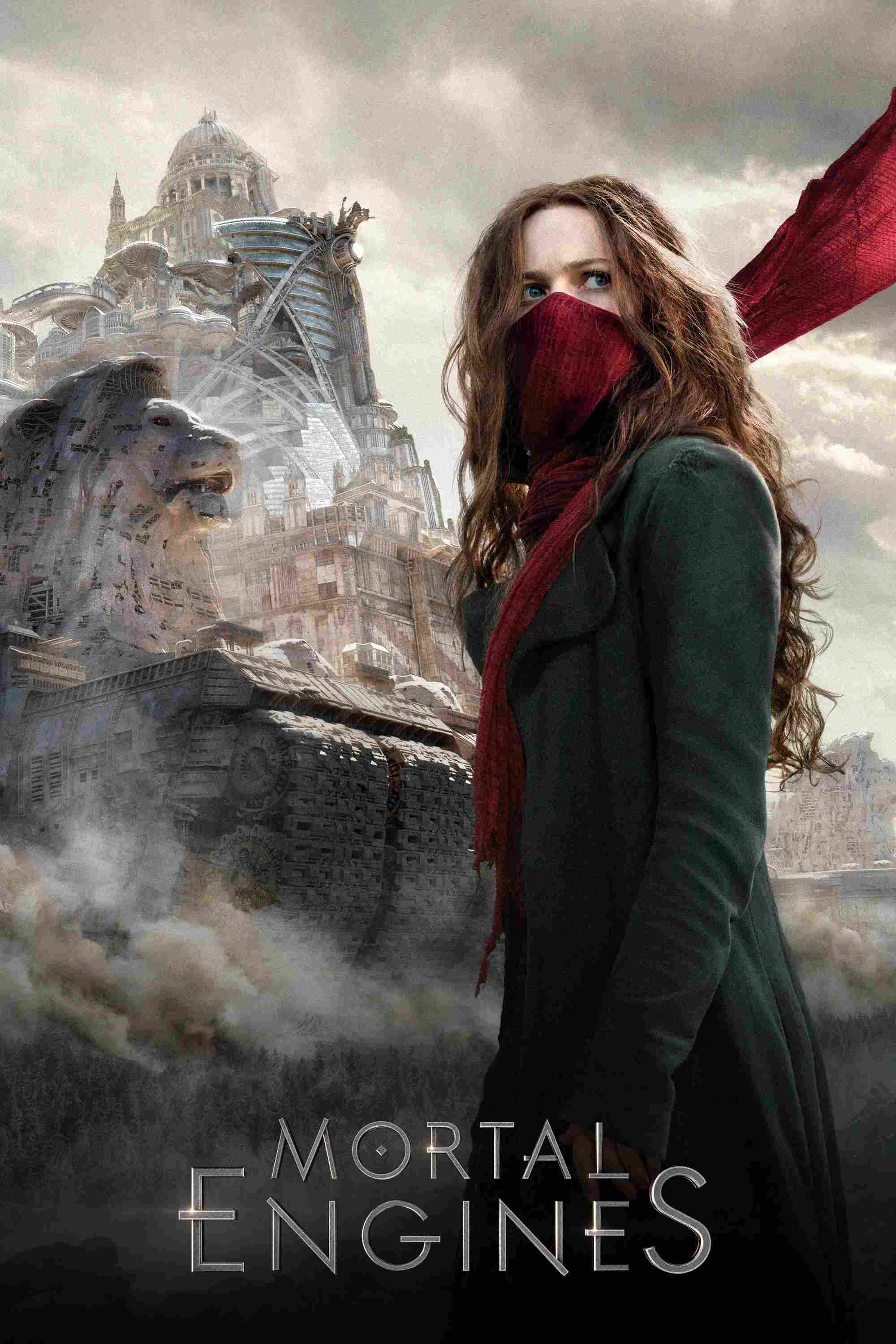 Poster chính thức của phim Phim Phiêu Lưu, Phim Viễn Tưởng "Cỗ Máy Tử Thần" (Mortal Engines - 2018), với sự tham gia của diễn viên Hera Hilmar và Robert Sheehan.