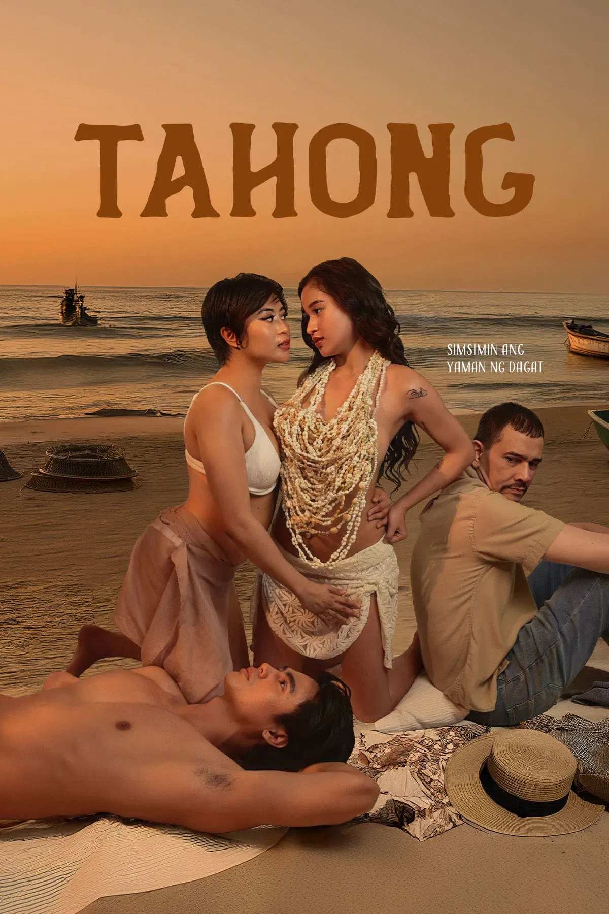 Poster chính thức của phim Phim Tâm Lý "Cô Nàng Nuôi Trai" (Tahong - 2024), với sự tham gia của diễn viên Candy Veloso và Salome Salvi.