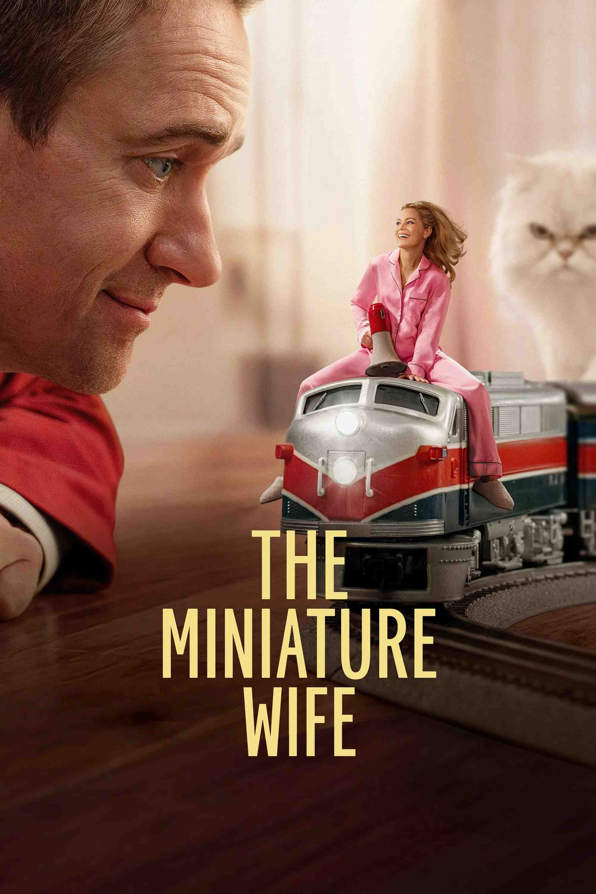 Poster chính thức của phim Phim Tâm Lý, Phim Hài "Cô Vợ Tí Hon" (The Miniature Wife - 2026), với sự tham gia của diễn viên Elizabeth Banks và Matthew Macfadyen.