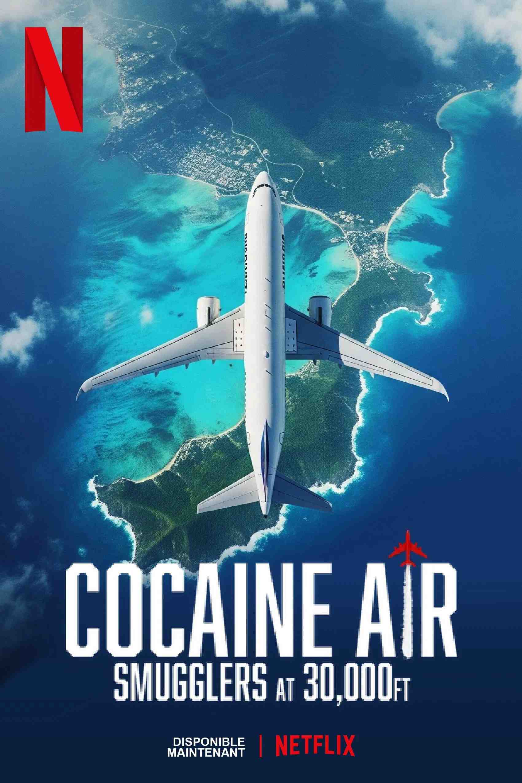 Poster chính thức của phim Phim Tài Liệu, Phim Hình Sự "Cocaine Trên Không: Buôn Lậu Giữa Tầm Cao" (Cocaine Air: Smugglers at 30,000 Ft. - 2025).