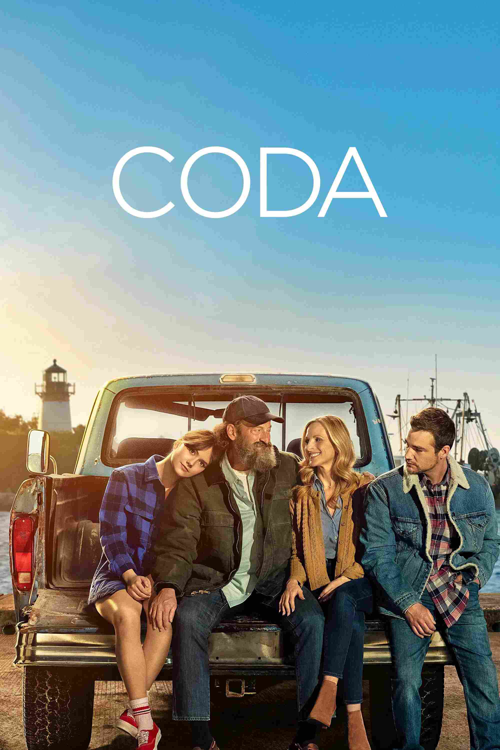 Poster chính thức của phim Phim Tâm Lý, Phim Ca Nhạc "CODA" (CODA - 2021), với sự tham gia của diễn viên Emilia Jones và Marlee Matlin.