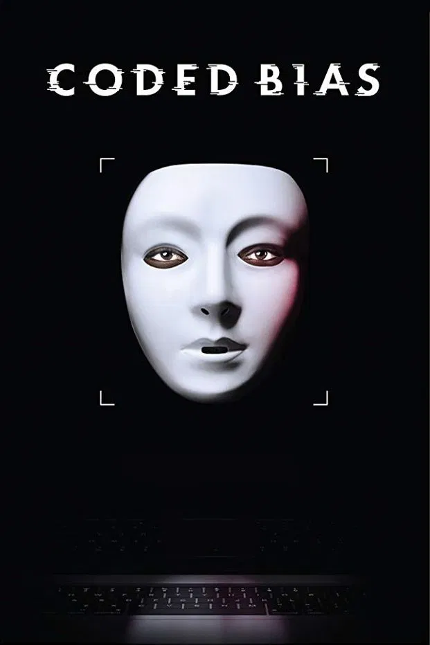 Poster chính thức của phim Phim Tài Liệu "Coded Bias" (Coded Bias - 2020), với sự tham gia của diễn viên Joy Buolamwini và Silkie Carlo.