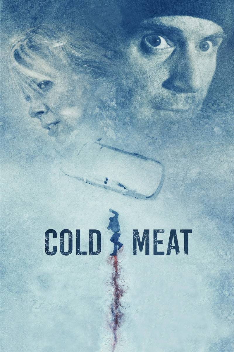 Poster chính thức của phim Phim Giật Gân, Phim Kinh Dị "Cold Meat" (Cold Meat - 2024), với sự tham gia của diễn viên Allen Leech và Nina Bergman.