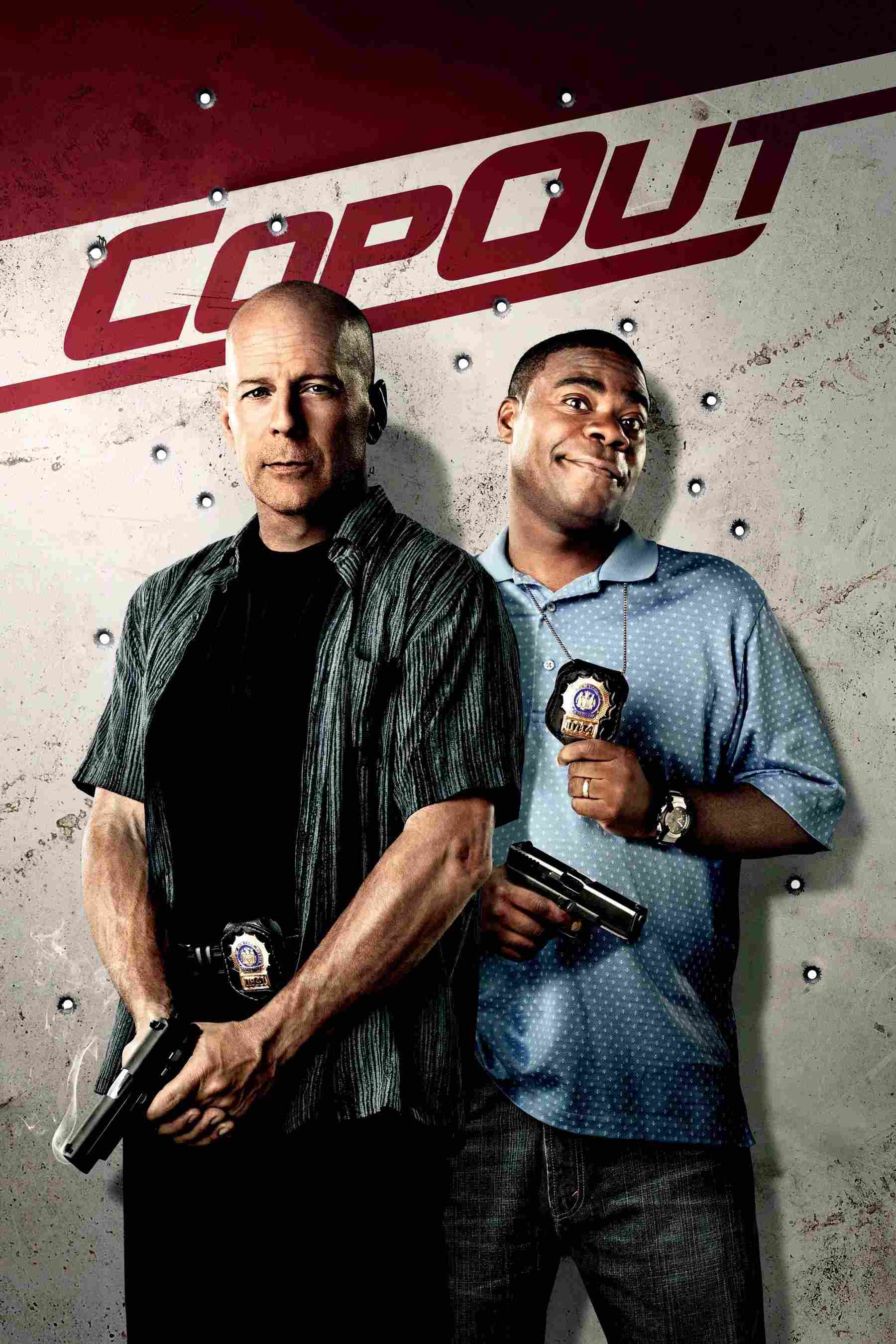 Poster chính thức của phim Phim Hành Động, Phim Hài "Cớm Chìm" (Cop Out - 2010), với sự tham gia của diễn viên Bruce Willis và Tracy Morgan.