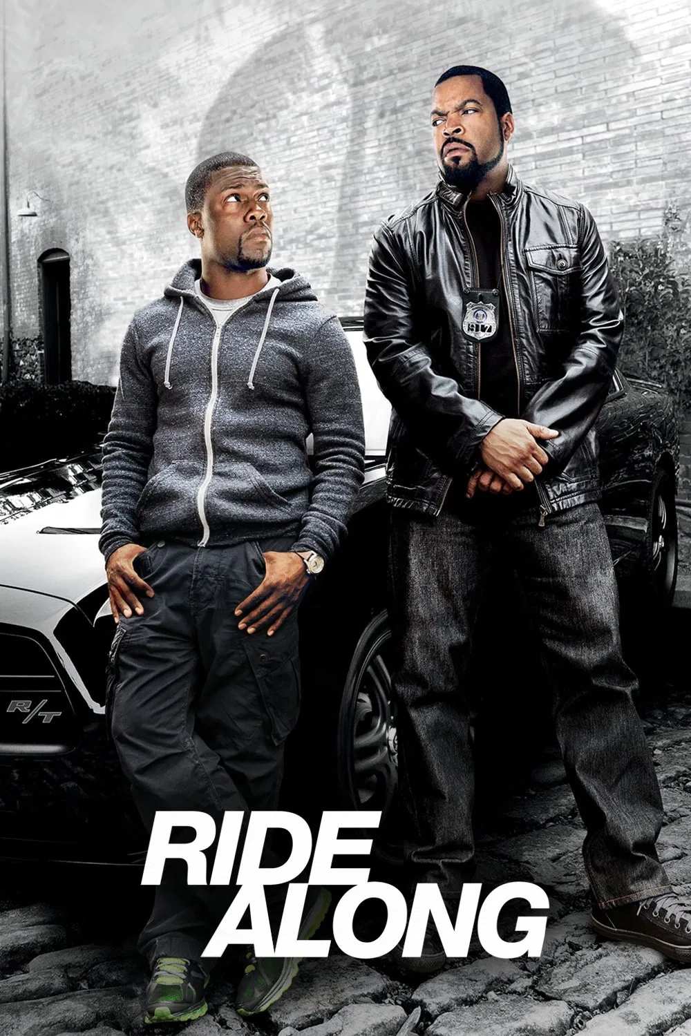 Poster chính thức của phim Phim Hành Động, Phim Hài "Cớm Tập Sự" (Ride Along - 2014), với sự tham gia của diễn viên Ice Cube và Kevin Hart.