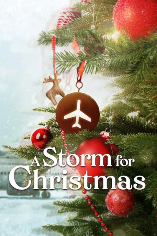 Poster chính thức của phim Phim Tâm Lý, Phim Hài "Cơn Bão Giáng Sinh" (A Storm for Christmas - 2022), với sự tham gia của diễn viên Ida Elise Broch và Dennis Storhøi.