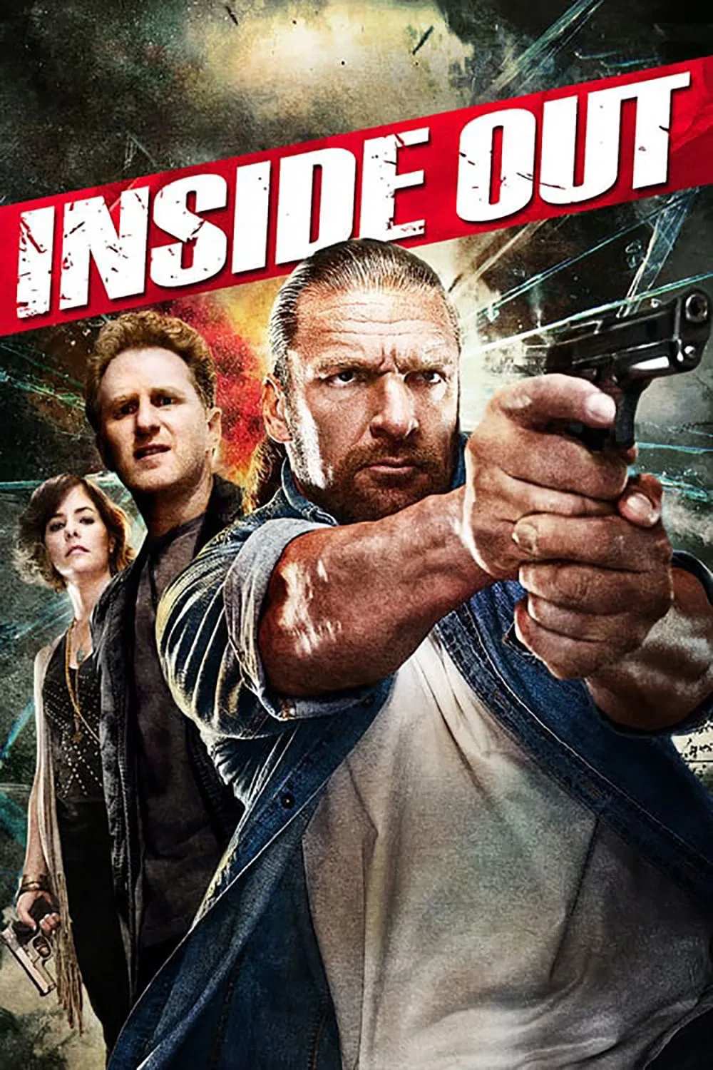 Poster chính thức của phim Phim Hình Sự, Phim Hành Động "Con Đường Hoàn Lương" (Inside Out - 2011), với sự tham gia của diễn viên Paul Levesque và Juliette Goglia.