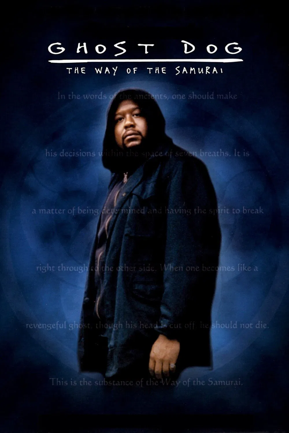 Poster chính thức của phim Phim Hình Sự, Phim Tâm Lý "Con Đường Võ Sĩ Đạo" (Ghost Dog: The Way of the Samurai - 1999), với sự tham gia của diễn viên Forest Whitaker và John Tormey.