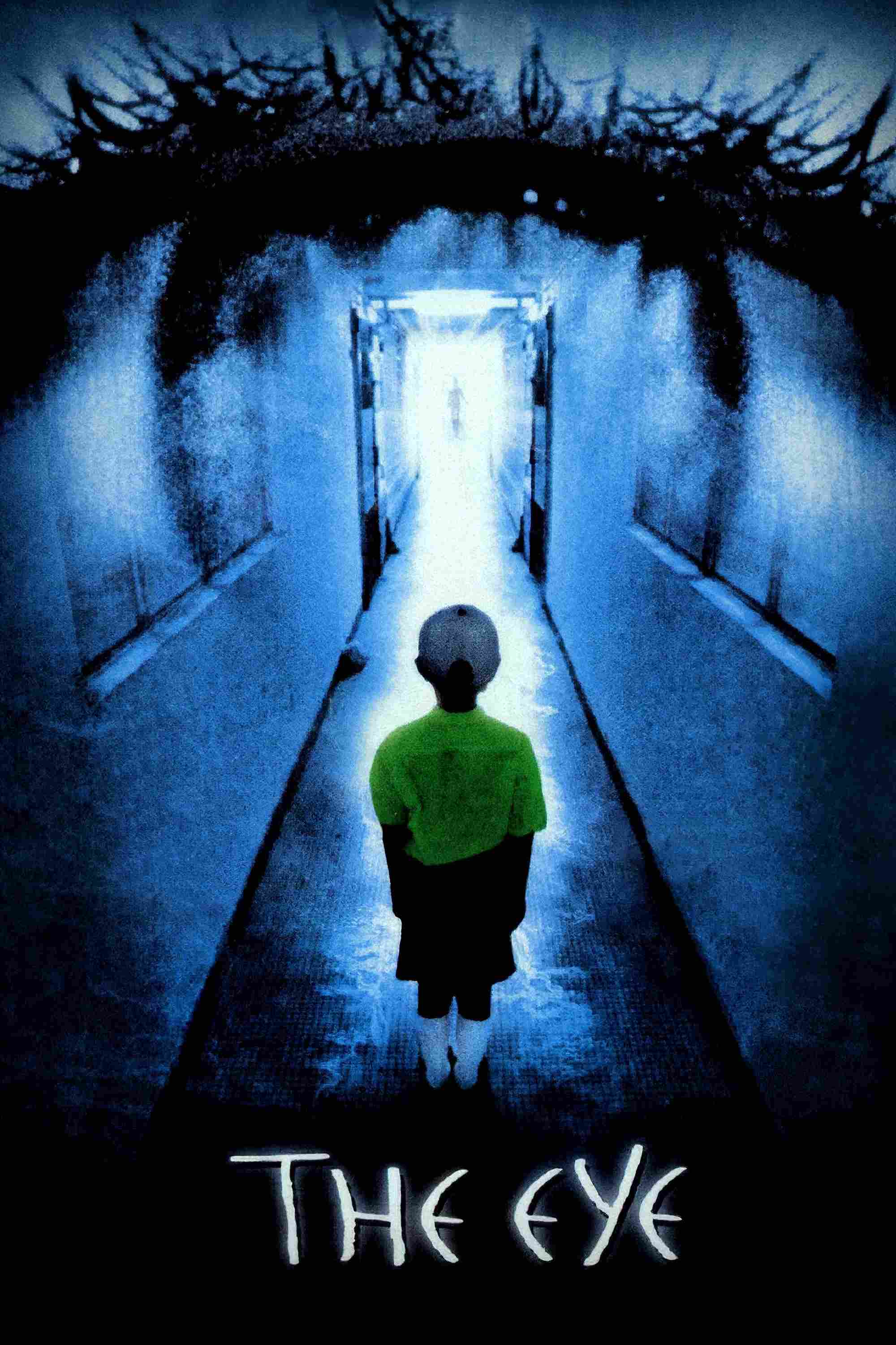 Poster chính thức của phim Phim Kinh Dị "Con Mắt Âm Dương" (The Eye - 2002), với sự tham gia của diễn viên Angelica Lee Sin-Jie và Lawrence Chou Chun-Wai.