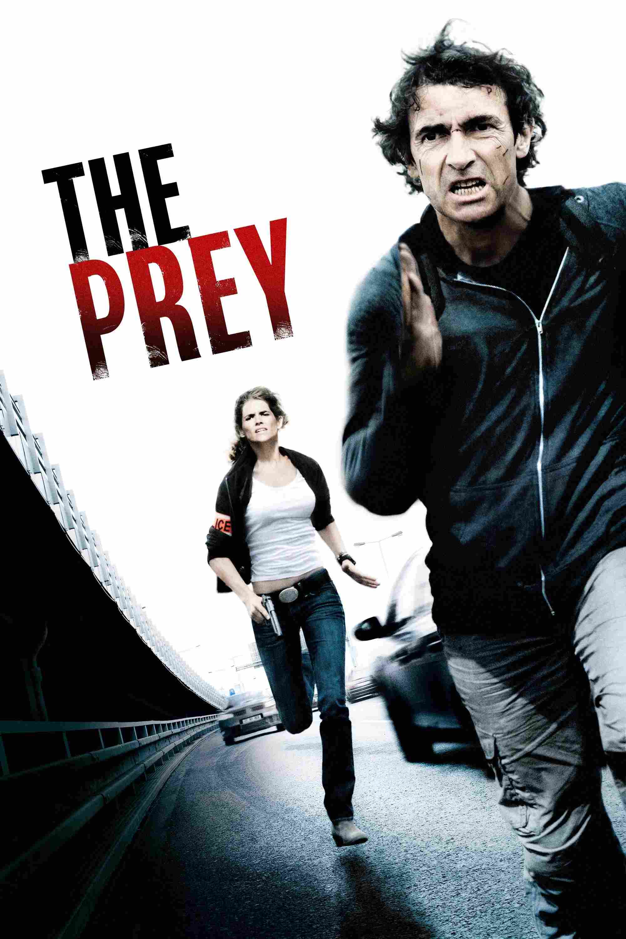 Poster chính thức của phim Phim Hành Động, Phim Hình Sự "Con Mồi" (The Prey - 2011), với sự tham gia của diễn viên Albert Dupontel và Alice Taglioni.