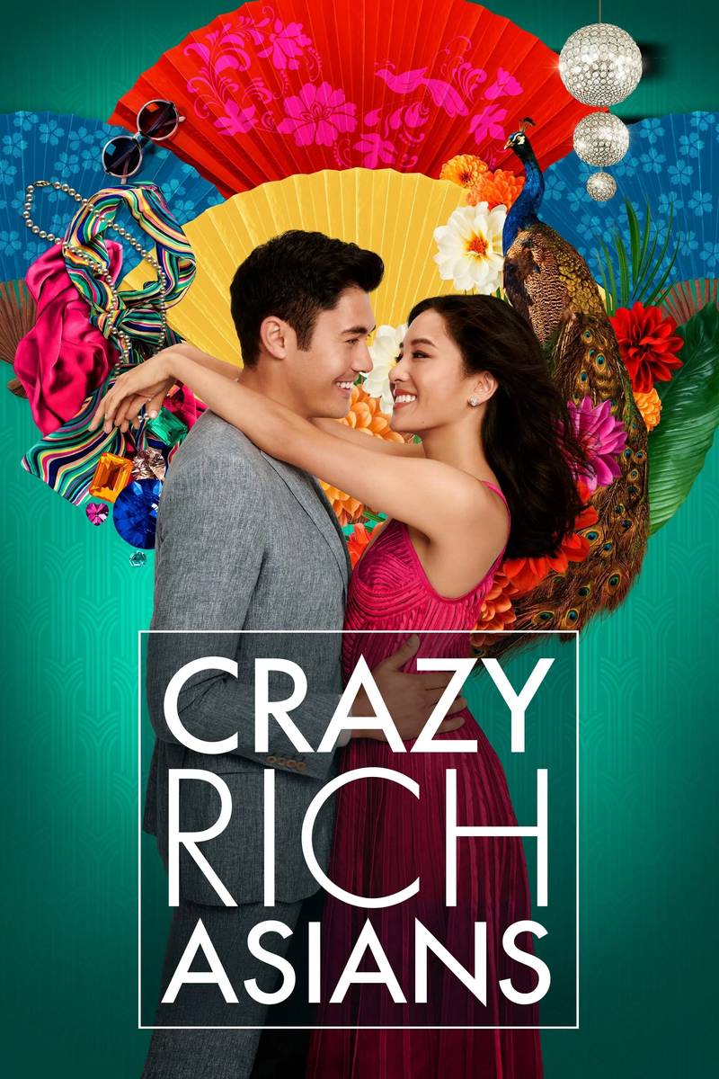 Poster chính thức của phim Phim Hài, Phim Tình Cảm "Con Nhà Siêu Giàu Châu Á" (Crazy Rich Asians - 2018), với sự tham gia của diễn viên Constance Wu và Henry Golding.