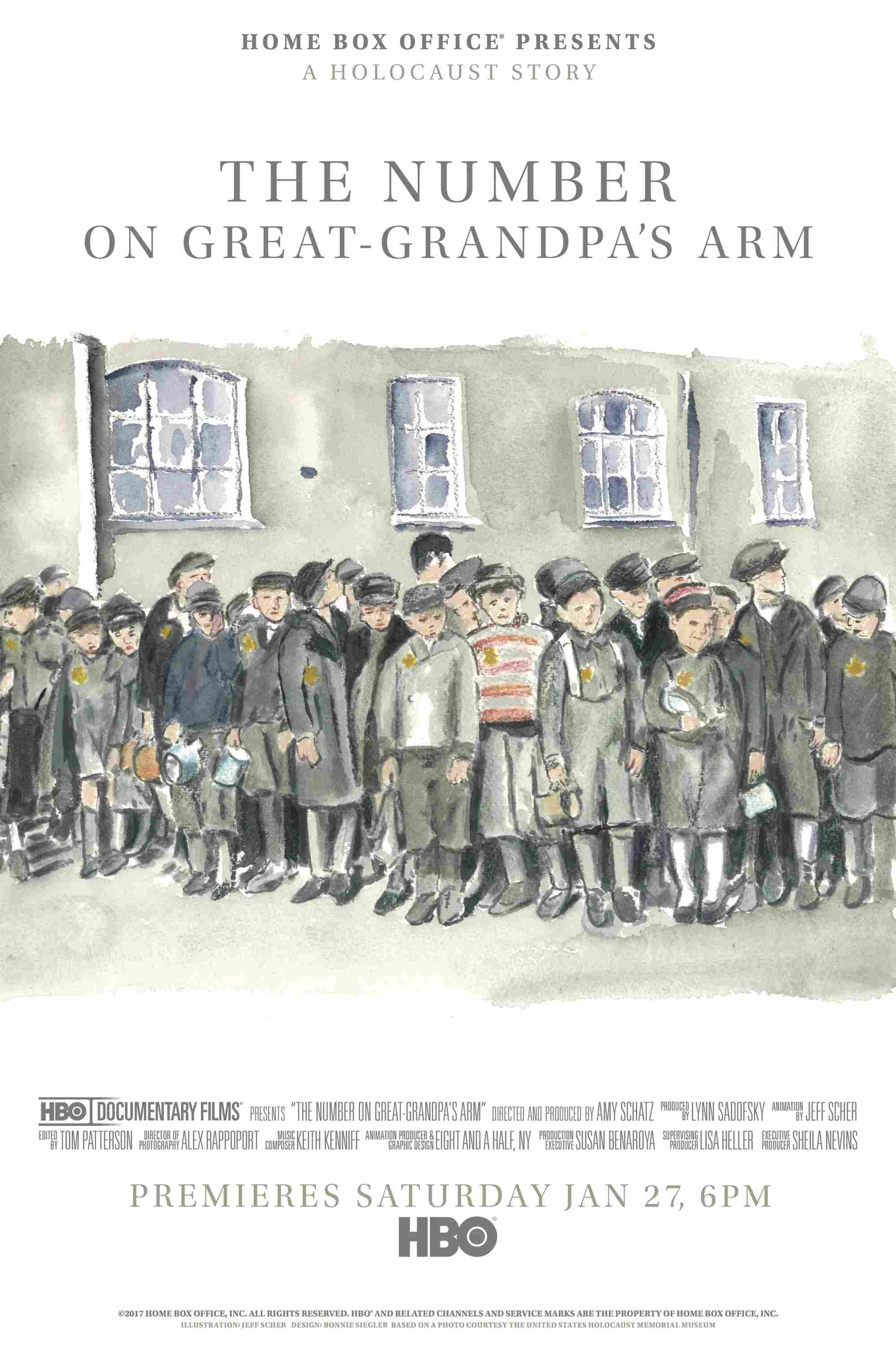 Poster chính thức của phim Phim Tài Liệu "Con Số Trên Cánh Tay Của Cụ Tôi" (The Number on Great-Grandpa's Arm - 2018).