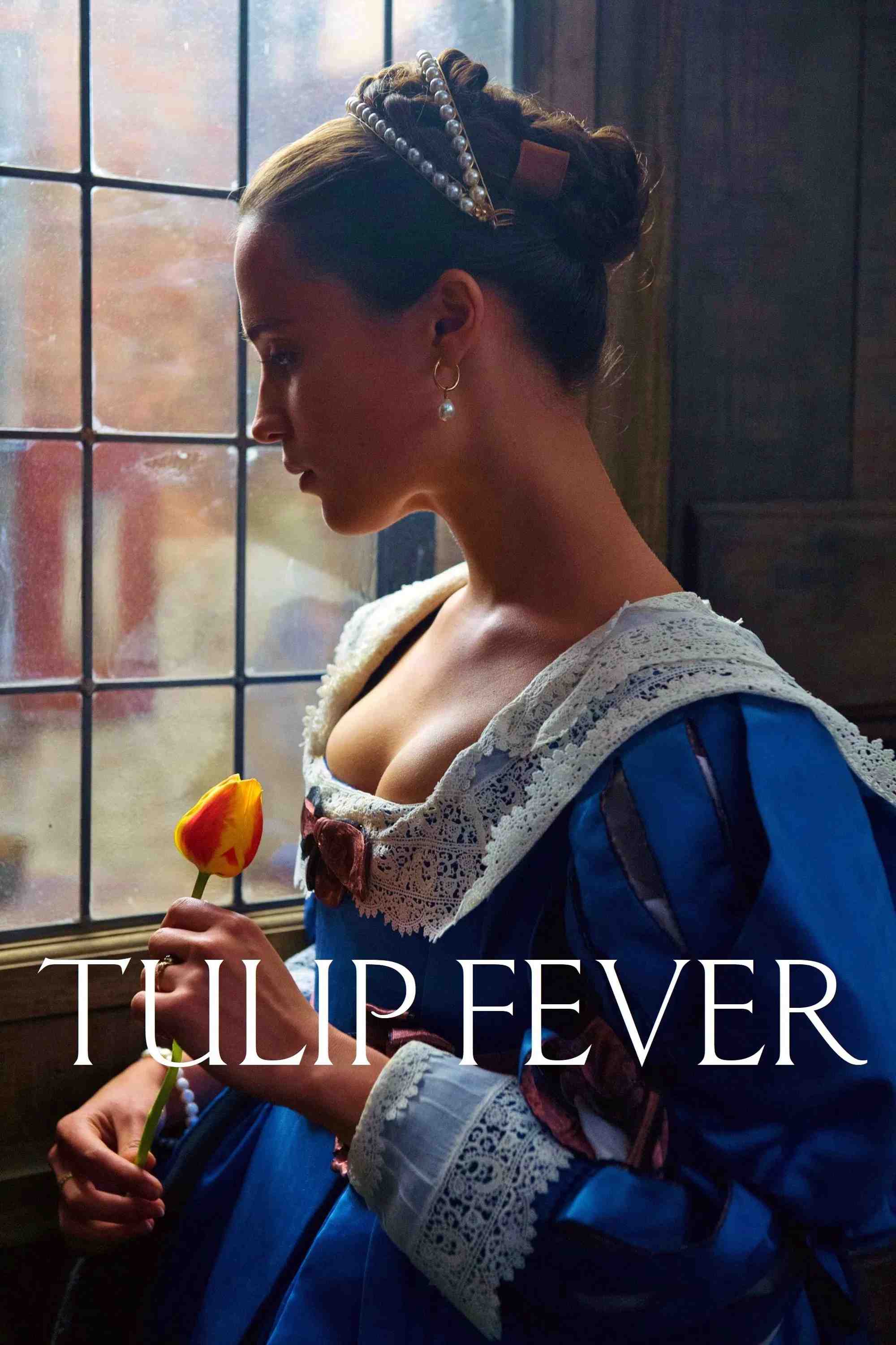 Poster chính thức của phim Phim Tâm Lý, Phim Tình Cảm "Cơn Sốt Hoa Tulip" (Tulip Fever - 2017), với sự tham gia của diễn viên Alicia Vikander và Dane DeHaan.