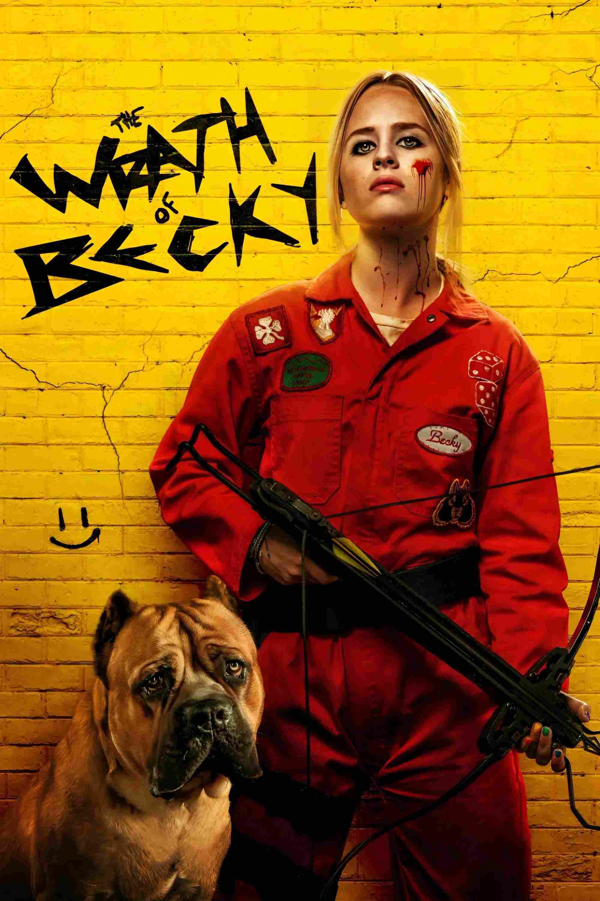 Poster chính thức của phim Phim Hành Động, Phim Kinh Dị "Cơn Thịnh Nộ Của Becky" (The Wrath of Becky - 2023), với sự tham gia của diễn viên Lulu Wilson và Seann William Scott.