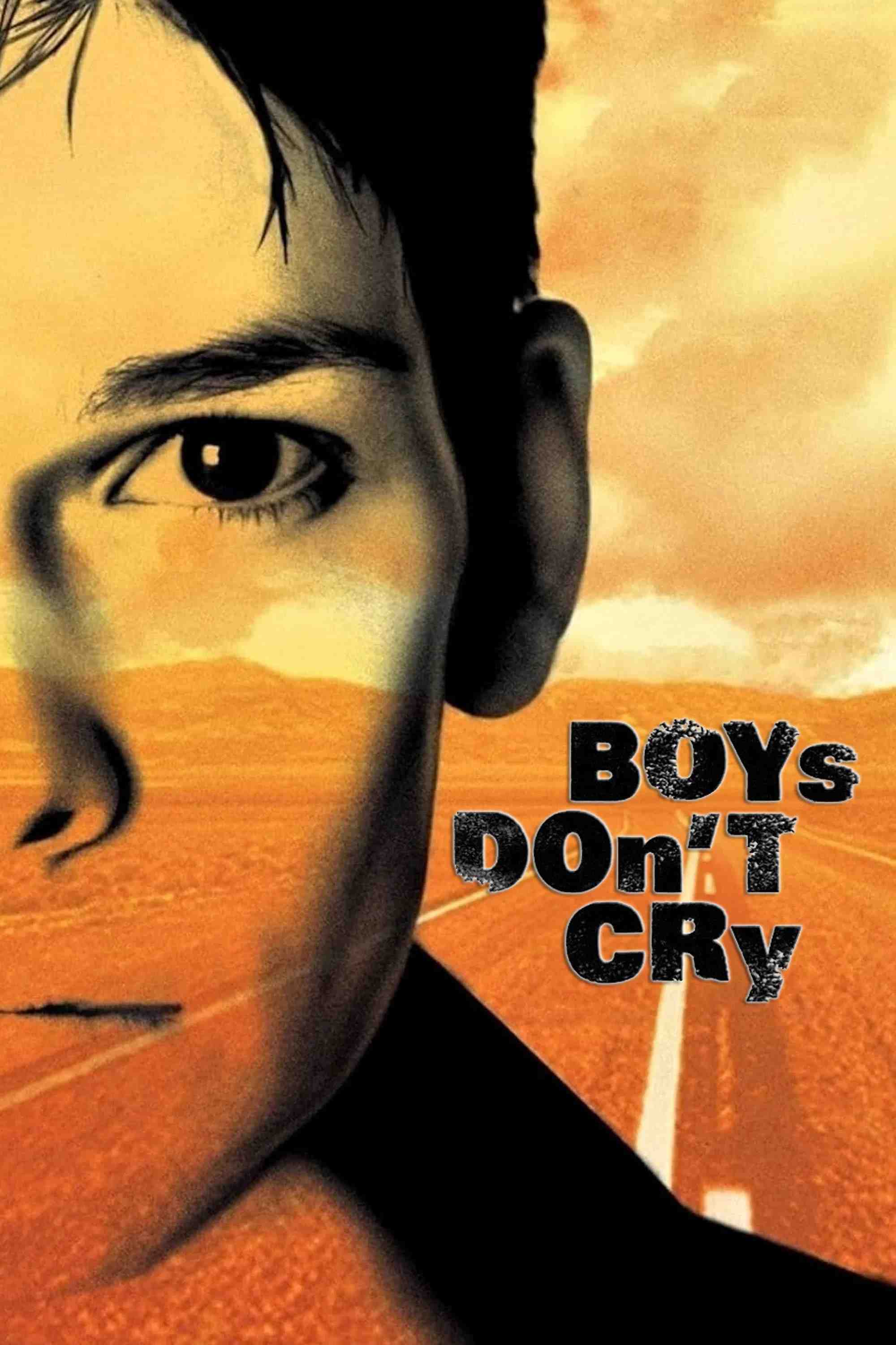 Poster chính thức của phim Phim Hình Sự, Phim Tâm Lý "Con Trai Không Khóc" (Boys Don't Cry - 1999), với sự tham gia của diễn viên Hilary Swank và Chloë Sevigny.