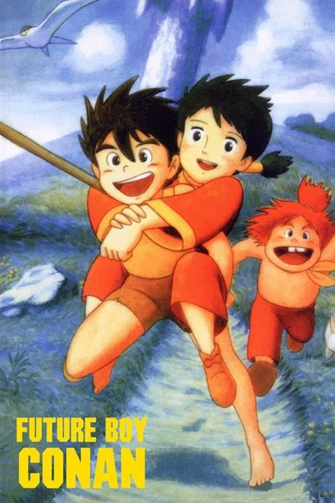 Poster chính thức của phim Phim Hoạt Hình, Phim Hành Động & Phiêu Lưu "Conan Cậu Bé Tương Lai" (Future Boy Conan - 1978), với sự tham gia của diễn viên Noriko Ohara và Mieko Nobusawa.