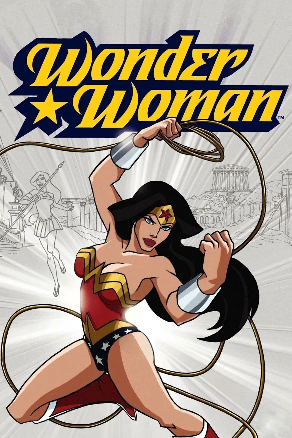 Poster chính thức của phim Phim Hành Động, Phim Phiêu Lưu "Công Chúa Biến Binh" (Wonder Woman - 2009), với sự tham gia của diễn viên Keri Russell và Nathan Fillion.