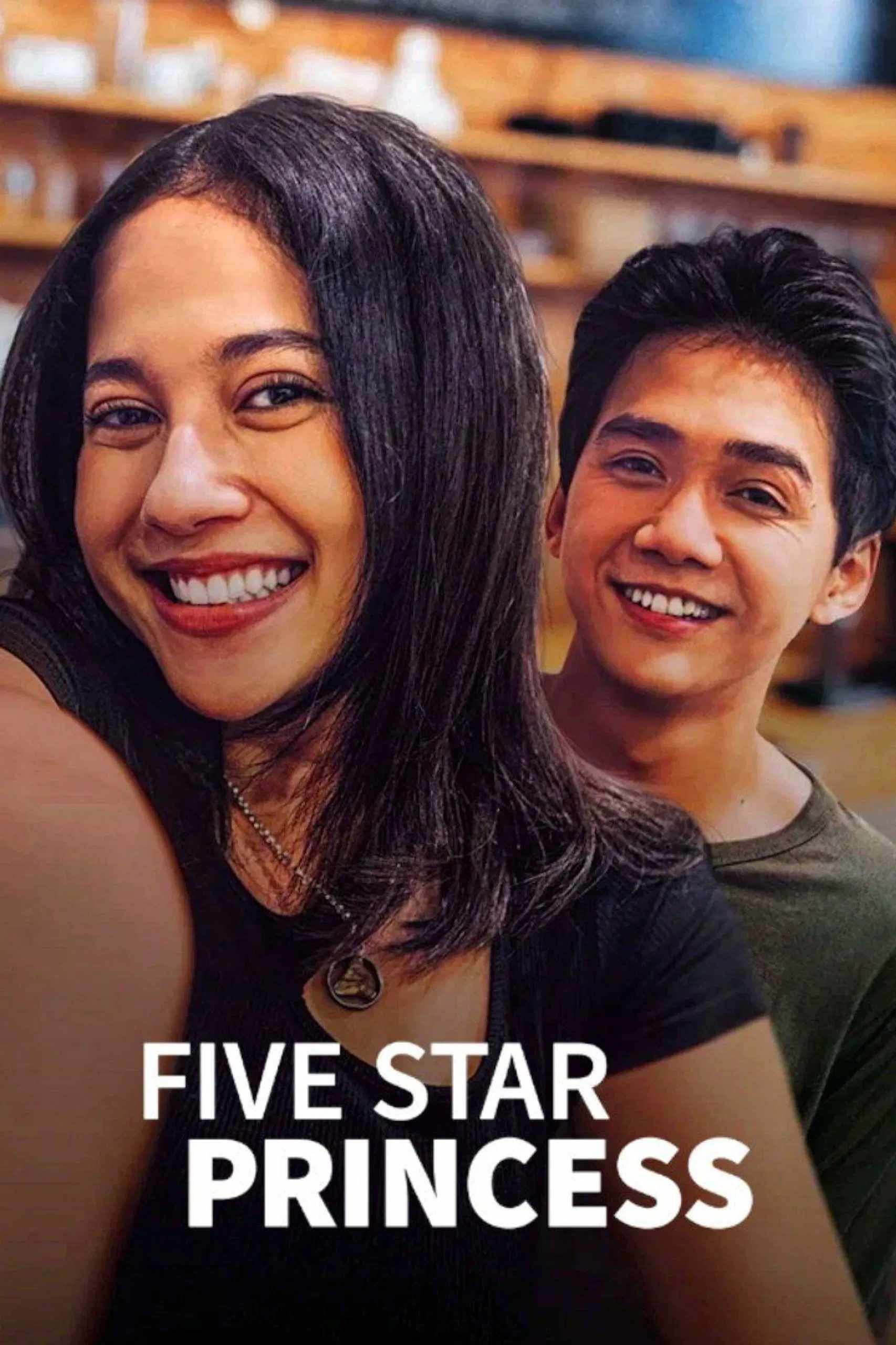 Poster chính thức của phim Phim Tâm Lý, Phim Tình Cảm "Công Chúa Năm Sao" (Five Star Princess - 2024), với sự tham gia của diễn viên Chicco Kurniawan và Sitha Marino.