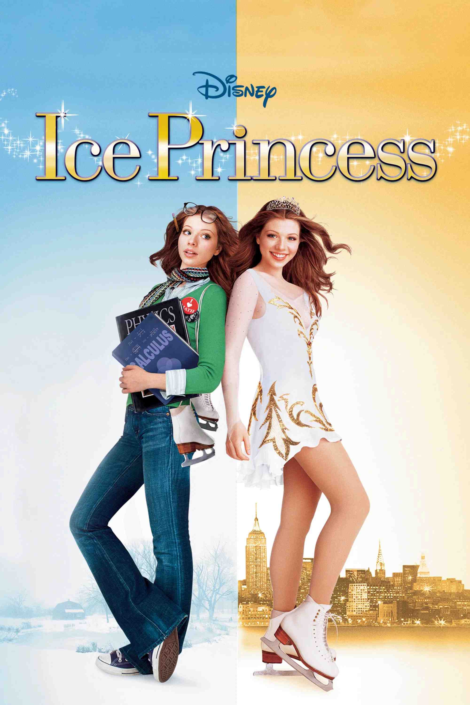 Poster chính thức của phim Phim Gia Đình, Phim Tâm Lý "Công Chúa Sân Băng" (Ice Princess - 2005), với sự tham gia của diễn viên Michelle Trachtenberg và Joan Cusack.