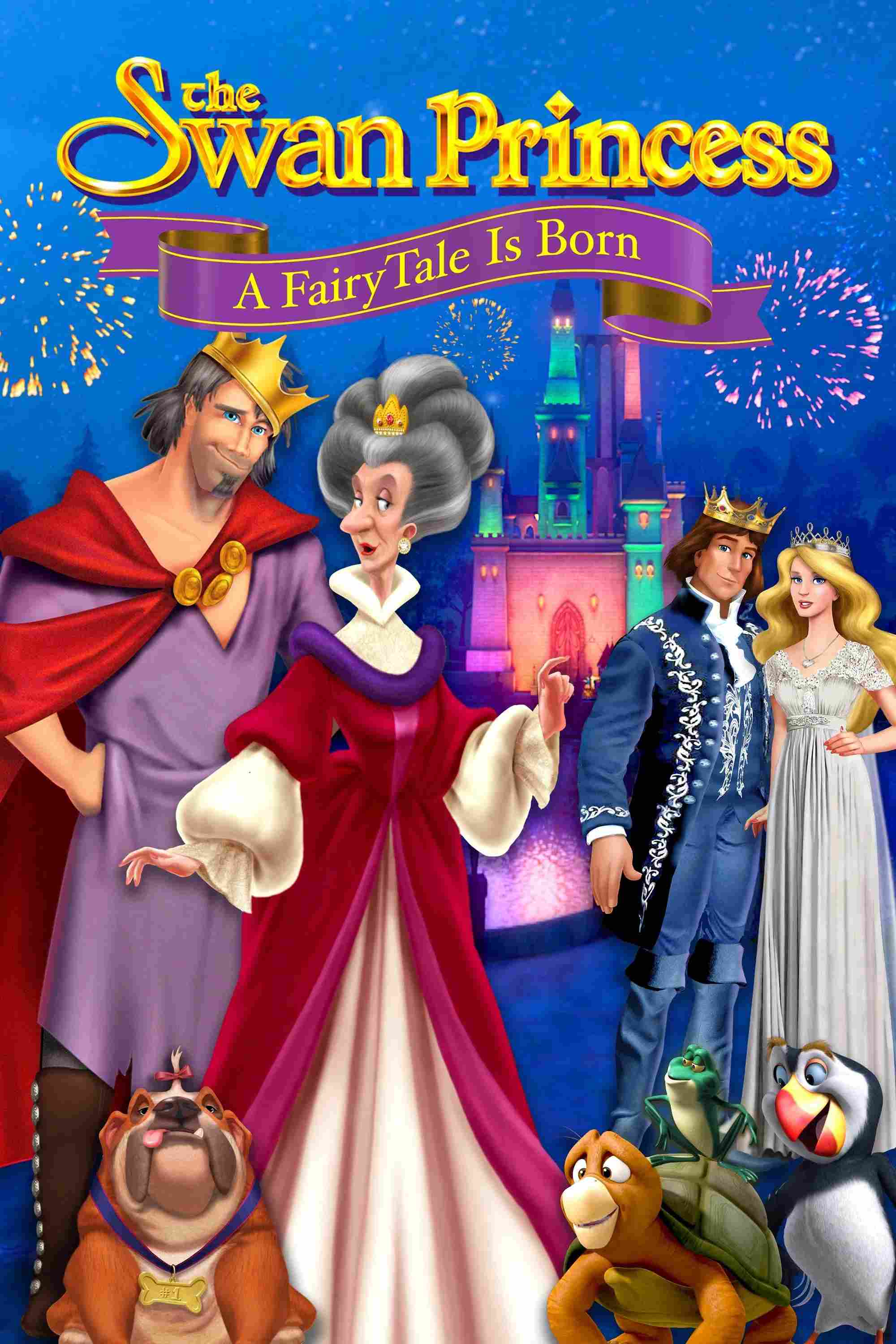 Poster chính thức của phim Phim Gia Đình, Phim Hoạt Hình "Công Chúa Thiên Nga: Câu Chuyện Thần Tiên" (The Swan Princess: A Fairytale Is Born - 2023), với sự tham gia của diễn viên Nina Herzog và Yuri Lowenthal.