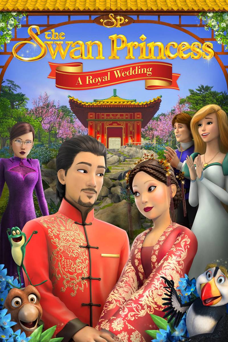 Poster chính thức của phim Phim Hoạt Hình, Phim Gia Đình "Công Chúa Thiên Nga: Đám Cưới Hoàng Gia" (The Swan Princess: A Royal Wedding - 2020), với sự tham gia của diễn viên Nina Herzog và Yuri Lowenthal.