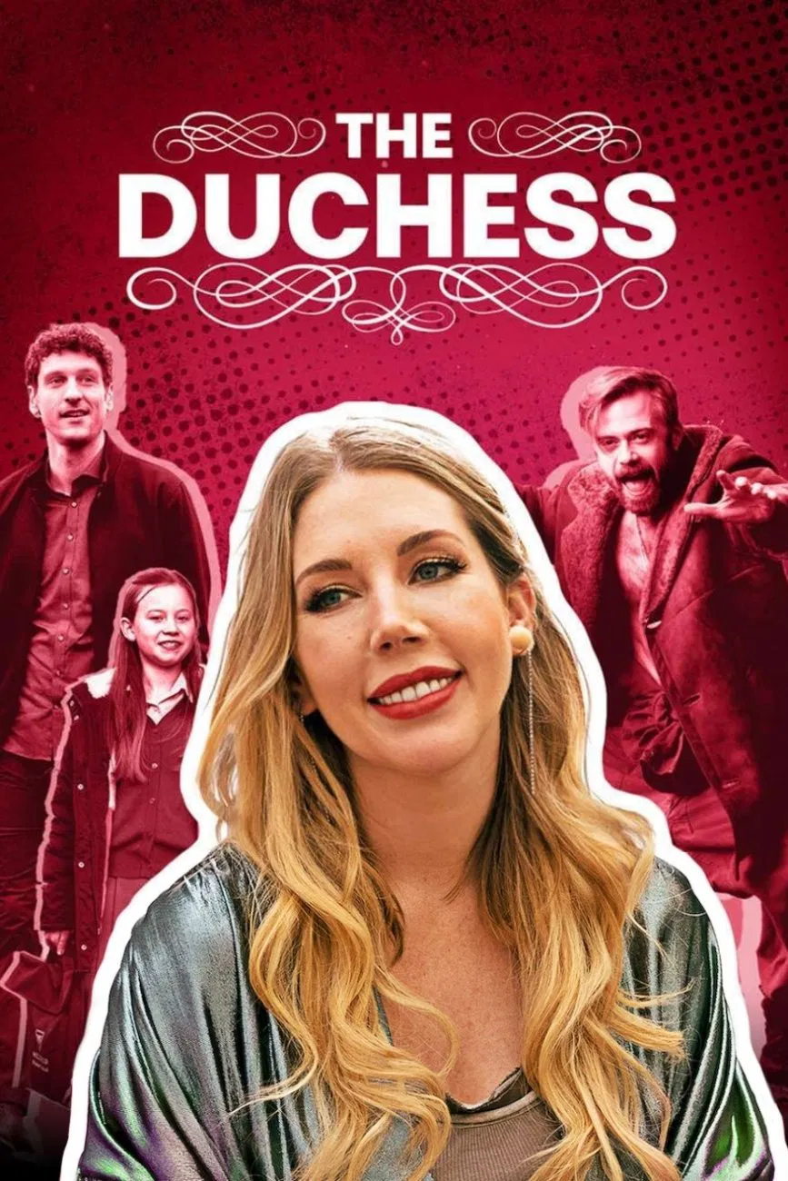 Poster chính thức của phim Phim Hài, Phim Tâm Lý "Công nương" (The Duchess - 2020), với sự tham gia của diễn viên Katherine Ryan và Rory Keenan.