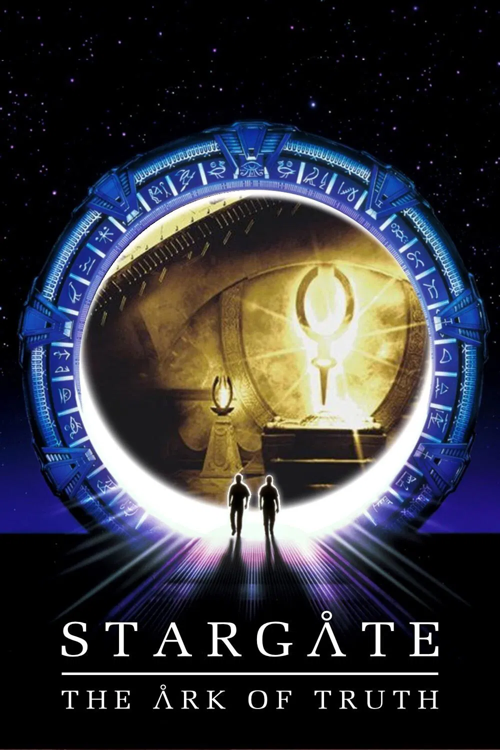Poster chính thức của phim Phim Hành Động, Phim Phiêu Lưu "Cổng Trời: Chiếc Rương Chân Lý" (Stargate: The Ark of Truth - 2008), với sự tham gia của diễn viên Ben Browder và Amanda Tapping.