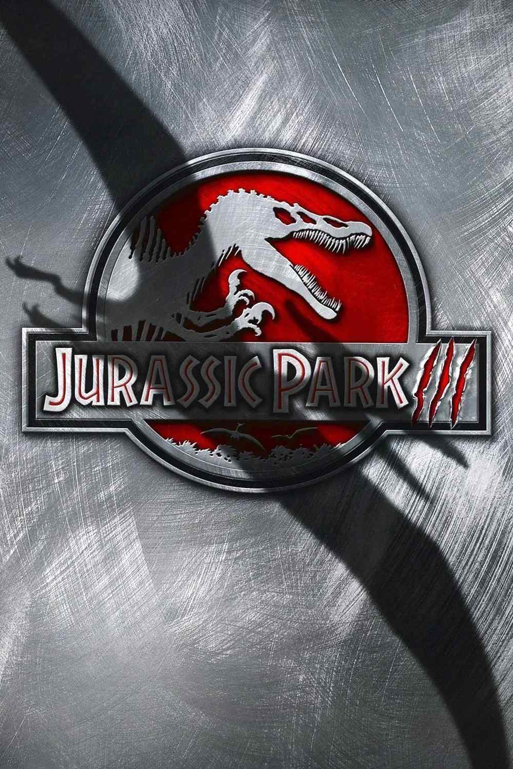 Poster chính thức của phim Phim Phiêu Lưu, Phim Hành Động "Công Viên Kỉ Jura 3" (Jurassic Park III - 2001), với sự tham gia của diễn viên Sam Neill và William H. Macy.