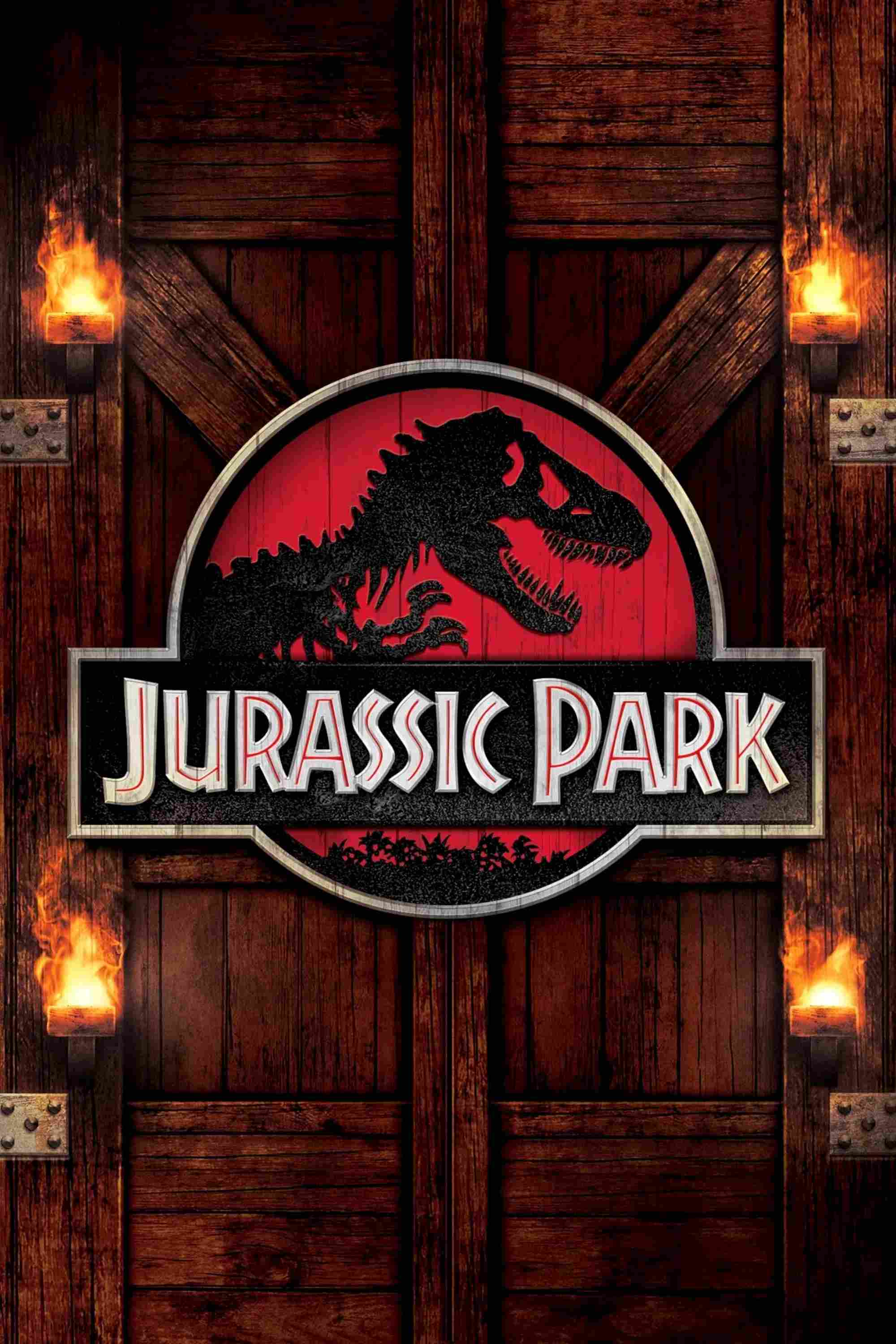 Poster chính thức của phim Phim Phiêu Lưu, Phim Viễn Tưởng "Công Viên Kỉ Jura" (Jurassic Park - 1993), với sự tham gia của diễn viên Sam Neill và Laura Dern.