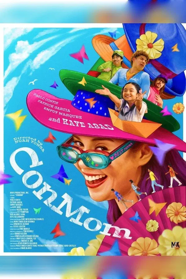 Poster chính thức của phim Phim Hài "ConMom" (ConMom - 2025), với sự tham gia của diễn viên Kaye Abad và Paolo Contis.
